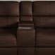 Henry Burnt Umber Leather 6 Piece Modular Zero Gravity Power Reclining Sectional with Power Headrest and USB Charging