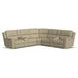 Henry Beige Leather 7 Piece Modular Zero Gravity Power Reclining Sectional with Power Lumbar and USB Charging