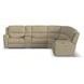 Henry Beige Leather 7 Piece Modular Zero Gravity Power Reclining Sectional with Power Lumbar and USB Charging