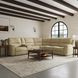 Henry Beige Leather 7 Piece Modular Zero Gravity Power Reclining Sectional with Power Lumbar and USB Charging