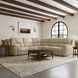 Henry Beige Leather 7 Piece Modular Zero Gravity Power Reclining Sectional with Power Lumbar and USB Charging