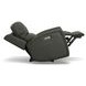 Linden Charcoal Leather Zero Gravity Swivel Gliding Power Recliner with USB Charging and Heat Massage