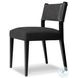 Ferris Gibson Black Performance Fabric Dining Chair Set of 2