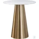Damon Gold Round Bar Table