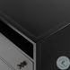 Belmont Black 2 Drawer Nightstand