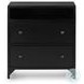 Belmont Black 2 Drawer Nightstand