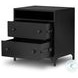 Belmont Black 2 Drawer Nightstand