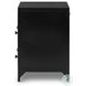 Belmont Black 2 Drawer Nightstand