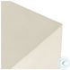 Parish White Concrete Rectangular End Table