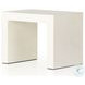 Parish White Concrete Rectangular End Table