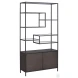 Vandale Charcoal Grey Bookcase