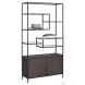Vandale Charcoal Grey Bookcase