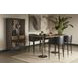 Asher Sparrow Grey And Napa Black Bar Stool