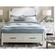 Pure Maple Cottage White King Poster Storage Bed