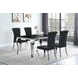 Carone Black Side Chair Set of 4