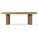 Paden Worn Oak Veneer 94" Oval Dining Table