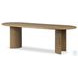 Paden Worn Oak Veneer 94" Oval Dining Table