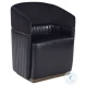 Bronte Abbington And Cantina Black Wheeled Lounge Chair