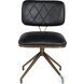 Virtu Bravo Black Swivel Chair Set Of 2