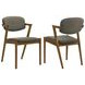 Malone Gray Dining Side Chair Set of 2