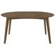Malone Dark Walnut Extendable Round Dining Table