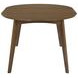 Malone Dark Walnut Extendable Round Dining Table