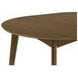 Malone Dark Walnut Extendable Round Dining Table