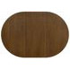 Malone Dark Walnut Extendable Round Dining Table