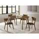 Malone Dark Walnut Extendable Round Dining Table