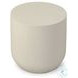 Ivan White Concrete Round End Table