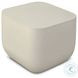 Ivan White Concrete Square End Table