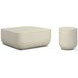 Ivan White Concrete Square Occassional Table Set