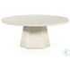 Bowman White Concrete Outdoor Coffee Table