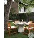 Bowman White Concrete Outdoor Dining Table