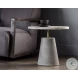 Casimirre Grey Brass End Table