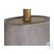 Casimirre Grey Brass End Table