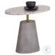 Casimirre Grey Brass End Table