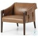 Bauer Dakota Warm Taupe Leather Chair