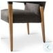 Reuben Lamont Oak Performance Fabric Dining Chair