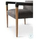 Reuben Lamont Oak Performance Fabric Dining Chair
