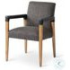 Reuben Lamont Oak Performance Fabric Dining Chair