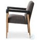 Reuben Lamont Oak Performance Fabric Dining Chair