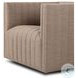 Augustine Crypton Nomad Taupe Performance Fabric Swivel Chair