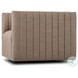 Augustine Crypton Nomad Taupe Performance Fabric Swivel Chair