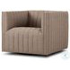 Augustine Crypton Nomad Taupe Performance Fabric Swivel Chair