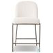 Astrud Crypton Nomad Snow Performance Fabric Counter Height Stool