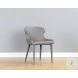 Evora Dillon Stratus Faux Leather Dining Chair Set of 2