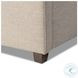 Daphne Alcala Taupe Performance Fabric Queen Upholstered Bed