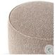 Sinclair Barrow Taupe Performance Fabric Round Ottoman