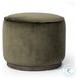 Sinclair Surrey Olive Round Ottoman
